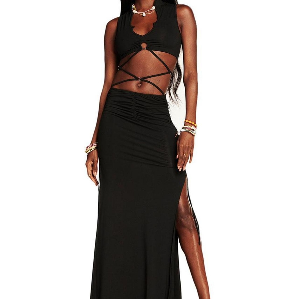 I. AM. GIA 'Alexxis' Split Maxi Dress S